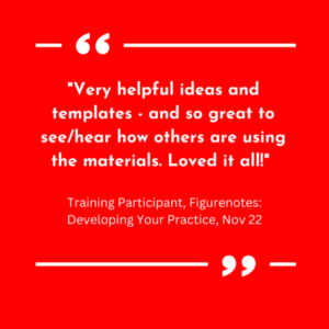 "Very helpful ideas and templates - and so great to see/hear how others are using the materials. Loved it all!"