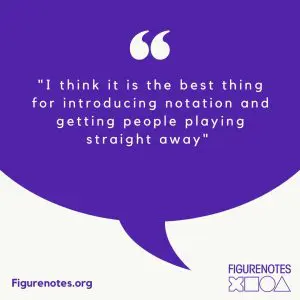 Quote: I think it is the best thing for introducing notation and getting people playing straight away