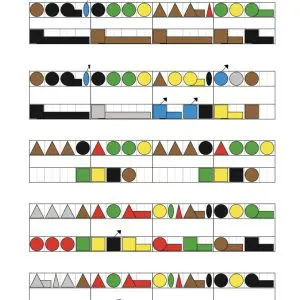 Hark the Herald Angels Sing score written in Figurenotes notation.