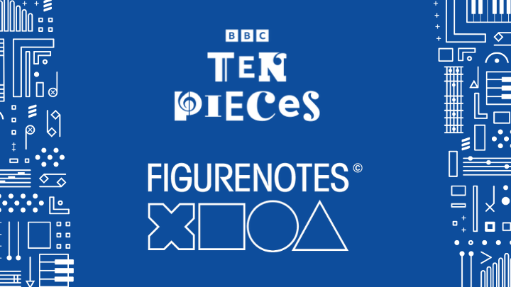 BBC Ten Pieces and Figurenotes logos