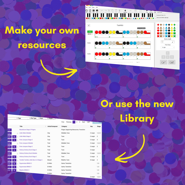 Make your own resources or use the new library.